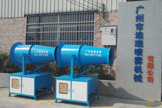 固定風送式除塵噴霧風炮機